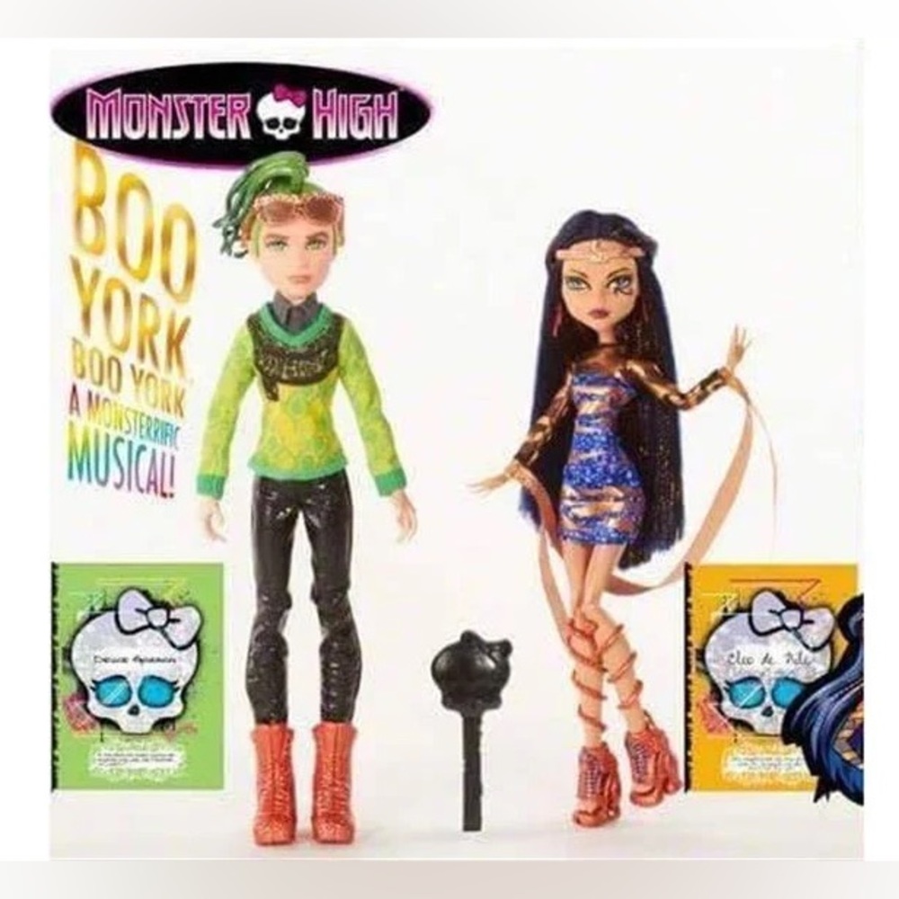 Monster High Boo York Two Pack Cleo De Nile and Deuce Gorgon Dolls